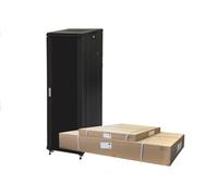 Armoire Rack 19" 42U (A) 2055, (L) 600, (P) 1000 Couleur Noir Porte Verre DISSEMBLÉ