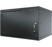 Stalflex Serveur Armoire Réseau 19 Pouces 6U 450mm Standard - Acier Robuste - Racks pour Ordinateur et Serveur - Armoire Informatique Compatible avec Serveur Rack et Baie de Brassage