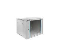 Armoire RACK 19 9U 600 x 500 x 600 porte trempée suspendue 54486