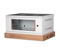 Armoire Rack 19" Mur 4U 19" (L) 542 mm (P) 400 mm Couleur Gris DISSEMBLÉ