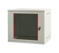 Armoire Rack 19" Mur 9U 19" (L) 542 mm (P) 400 mm Couleur Gris DISSEMBLÉ