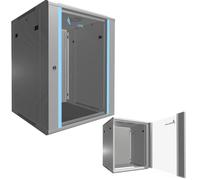 Armoire Rack Murale Extralink 15U 600 × 600 mm Grise - Baie de Brassage 19 Pouces