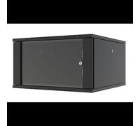 Armoire rack murale Lanview RWF07U66BL 7U 60kg avec verrouillage IP20 rails montés noir 66cm profondeur