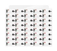 Armoire Rangement Pour Téléphones Portables À 40 Emplacements Avec Serrure, Casiers Pour Téléphones Portables Destinés Aux Employés, À Fixation Murale Ou Sur Pied