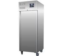 ARMOIRE REFRIGEREE INOX 1 PORTE GAZ R290A - R290 - Acier inoxydable1730Pleine x830x2010mm inox