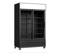 Armoire réfrigérée à boissons - 730 L - 2 portes vitrées coulissantes - Éclairage LED - R290