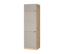 Armoire réfrigérée Fame-Line, 60cm, GrisBeige, Chêne de force doré, Vicco