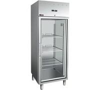 Armoire réfrigerée froid positif GN 700 l en inox verre MN 700G Redfox G