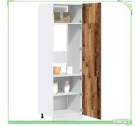 Armoire réfrigérée - Lyon - Bois ancien - 60 x 57 x 207 cm - Bois d'ingénierie