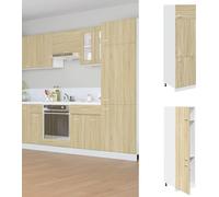 Armoire réfrigérée Lyon Chêne Sonoma 60x57x207 cm Matériau dérivé du bois