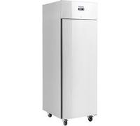 Armoire ventilée négative 700 Litres 26 x GN 1/1 ou 2/1, 1 porte pleine battante, sur roulettes, 406 W, 220 V - MONO