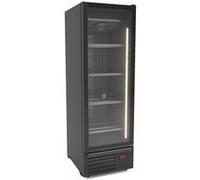 Armoire réfrigérée négative 1 porte en verre noir 500L Combisteel Noir