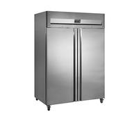 Armoire Réfrigérée Négative 2 Portes en Acier Inoxydable 954 L Tefcold 1 G