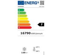 Armoire Réfrigérée Négative 4 Portes en verre Noire 2060 L