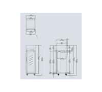 Armoire Réfrigérée Négative 410 L Porte Vitrée