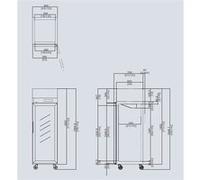 Armoire Réfrigérée Négative 410 L Porte Vitrée Atosa 1 G