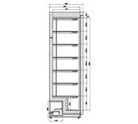 Armoire Réfrigérée Negative Inox 340 L