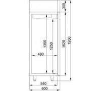 CombiSteel Armoire Réfrigérée Negative inox 400 L