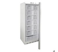 Armoire réfrigérée négative PRO 600 Litres modèle paniers 1 porte pleine blanc sur roulettes 350 W 220 V - MONO