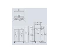 Armoire Réfrigérée Négative Professionnelle 900 L Vitrée - Atosa - R290 - Inox29001200Vitrée x730x1945mm NC