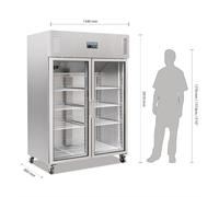 Armoire réfrigérée positive 2 portes 1200 litres - Polar