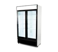 Armoire réfrigérée positive - 750L - 2 Portes vitrées