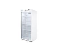 Armoire Réfrigérée Positive en Inox Porte Vitrée 600 L Couleur Blanc