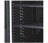 Armoire réfrigérée positive Full Glass 400L TN noir Dap Distribution Noir