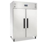 Armoire réfrigérée positive GN double porte Polar Série G 1200L G594 - 1340x815x(H)2000mm - -2 °C à 5 °C