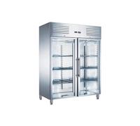 Armoire Réfrigérée Positive Inox GN 2/1 Porte Vitrée 1300 L