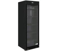 Armoire Réfrigérée Positive Noire avec Porte Vitrée 382 L AFI Collin Lucy