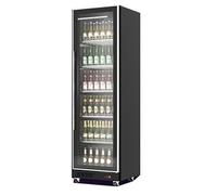 Armoire Réfrigérée Positive Noire Vitrée