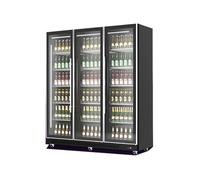 Armoire Réfrigérée Positive Noire Vitrée