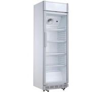 Armoire Réfrigérée Positive Porte Vitrée avec Caisson Luminaux Série C 346 Litres Polar G
