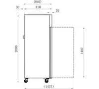 Armoire Réfrigérée Positive Série Star 600 L AFI Collin Lucy G