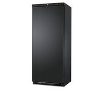 L2G - Armoire Réfrigérée 1 Porte - Carrosserie Noire, 0/+8°C - Gaz Réfrigérant R600a - 600x639x1875mm - 400 Litres