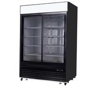 Armoire Réfrigérée Professionnelle Positive Portes Coulissantes Vitrées 1270 Litres - Atosa