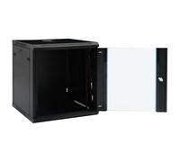 Armoire réseau 12U - Montage mural - 600 x 600 x 640 mm - Acier laminé à froid et verre - IP20 pour systèmes de stockage réseau - Robuste et sûre