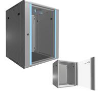 Armoire Rack Murale Extralink 15U 600 × 600 mm Grise - Baie de Brassage 19 Pouces