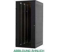 armoire réseau 19" 27U, Triton RMA-27-A66-BAX-A1, 600x600, porte avant vitrée, noir