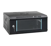 Armoire Réseau, Armoire Serveur Baie de Serveur Coffret Boit de Réseaux Mural 4U 19" IP20 53x40x21 cm