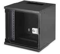 Digitus Armoire réseau DN-49101 10 pouces 6U murale Noir (RAL 9005) 30 kg