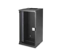 Digitus Armoire réseau murale 10" 12U SOHO PRO 595x315x300 porte en verre noire non-assemblée 30 kg