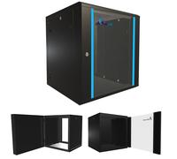 Armoire réseau Extralink armoire serveur boîtier mural 19" 12U 600x600 AZH noir