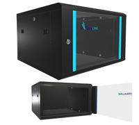 Extralink EX.7232 étagère 6U Rack monté sur le mur Noir