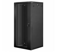 Armoire reseau Lanberg rack cabinet wall-mounted 27u black