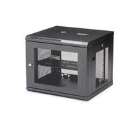 StarTech.com Armoire Réseau Murale 9U à 4 Montants avec Étagère 1U, Armoire Serveur Murale 19" pour Données / AV / Électronique / Équipement IT, Petite Armoire Rack Ventilée