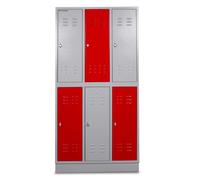 Armoire robuste à 6 casiers MW Tools LOK32VG