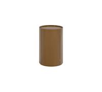 Armoire ronde 72x45 cm MDF jaune miel brillant Sera