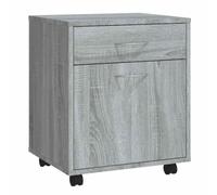 Armoire Roulante 45x38x54 cm, Bois d'Ingénierie, Sonoma